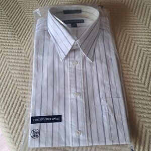 Christopher Hayes New Men's Dress Shirt Cotton Blend Regular Fit 16.5 34/35